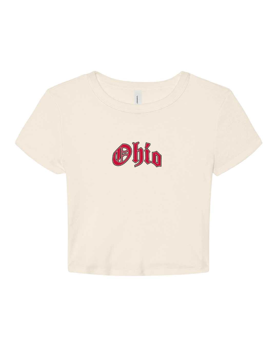 Cream Ohio Baby Tee
