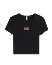 Black Ohio Baby Tee