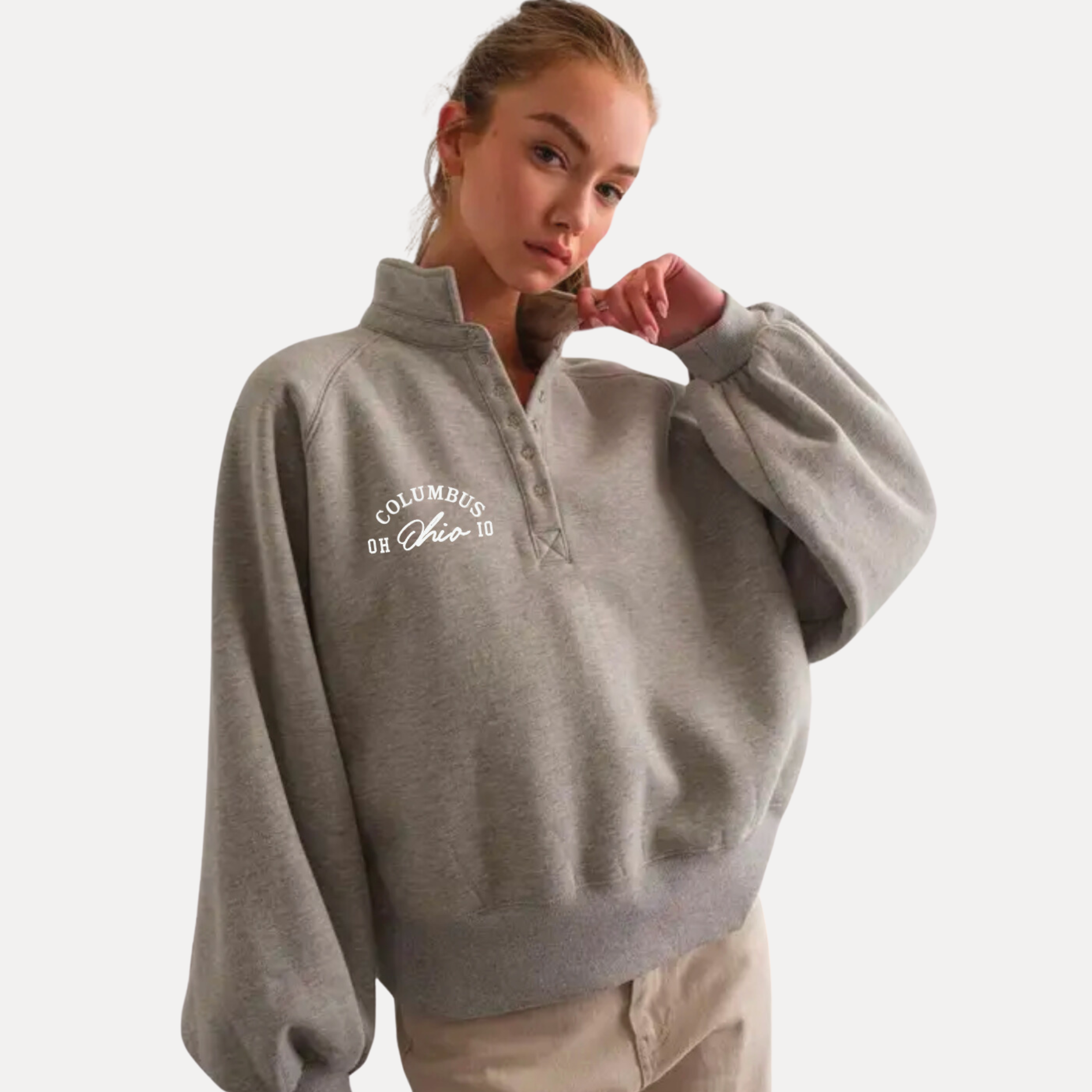 Snap Button Pullover