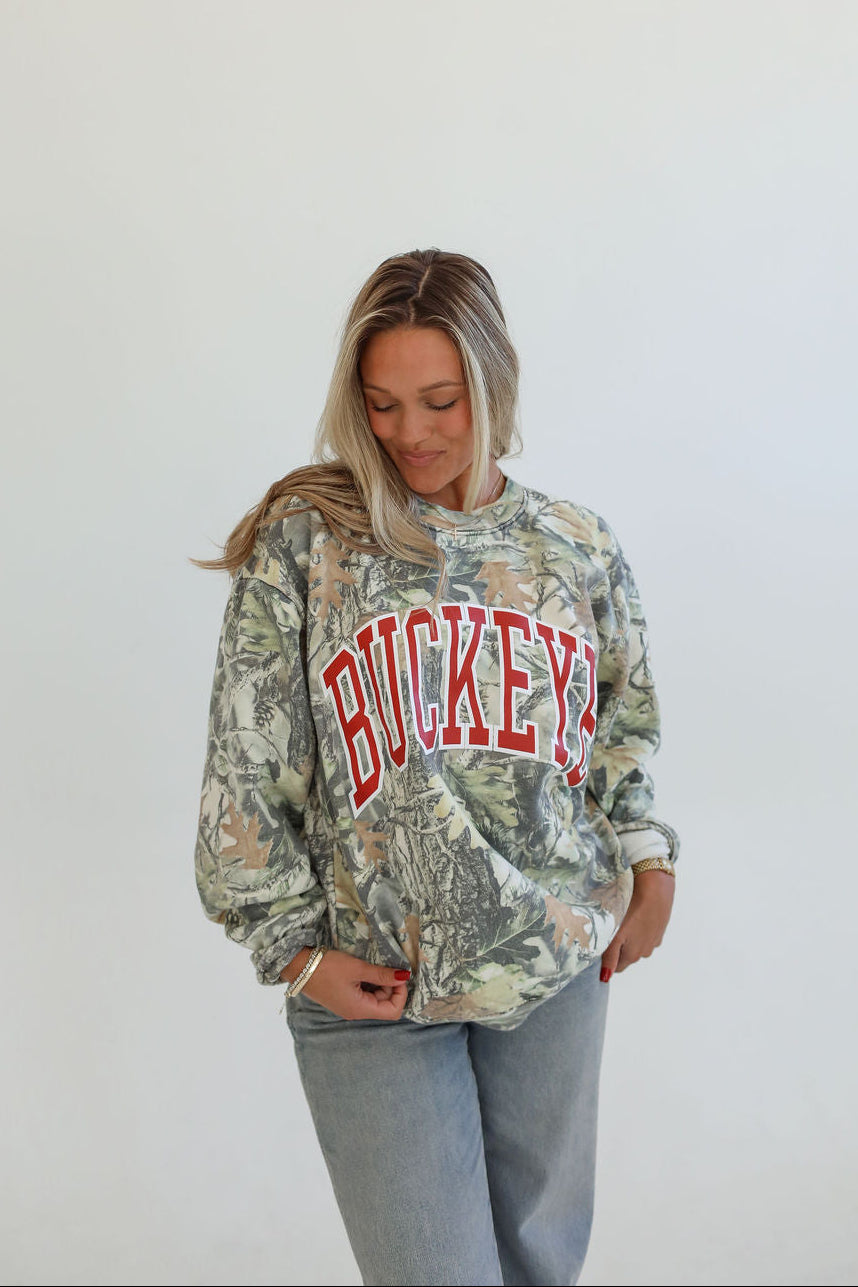 Camo Buckeye Crew