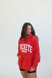 Oversized Red Hoodie