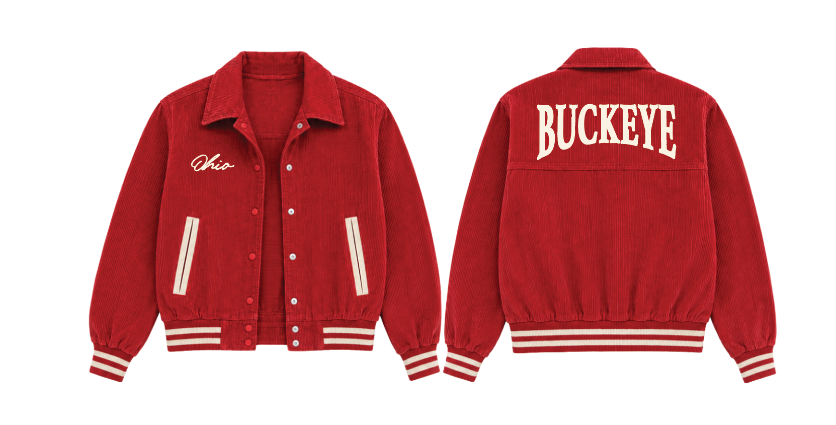 Red Corduroy Jacket