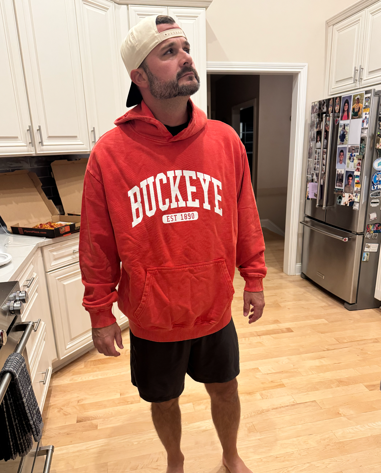 Oversized Red Hoodie