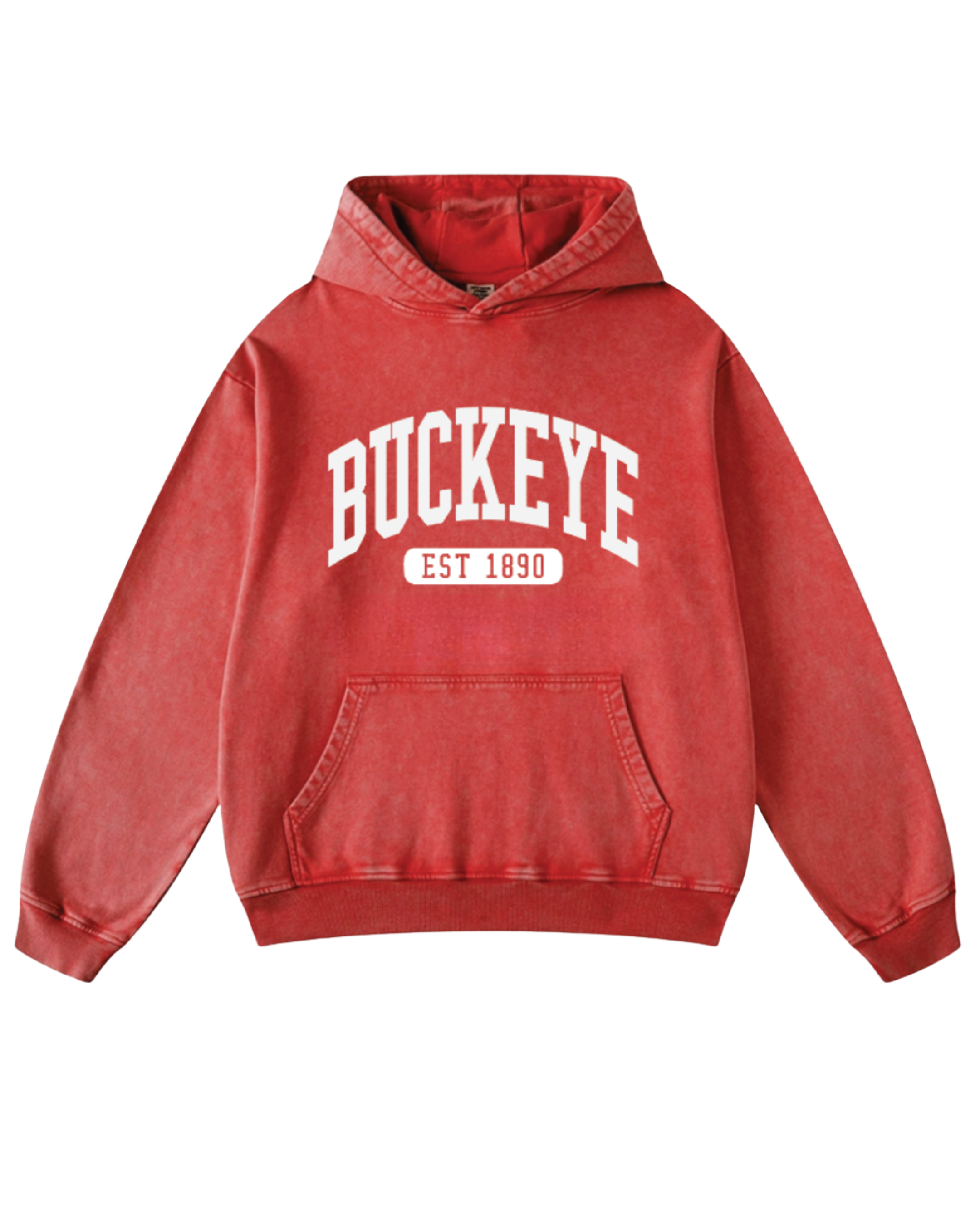 Oversized Red Hoodie