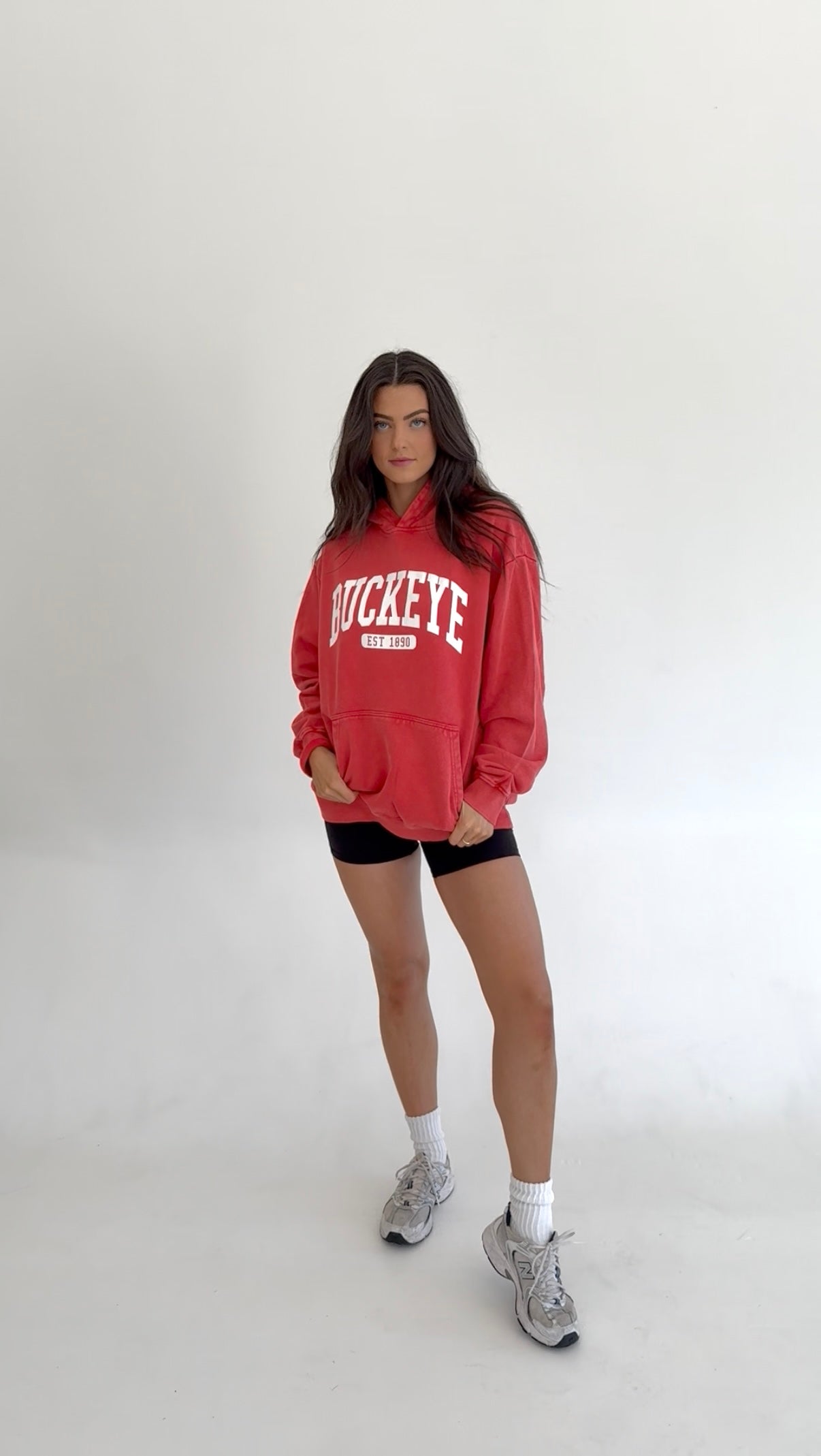 Oversized Red Hoodie