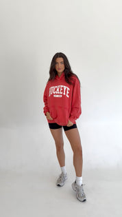 Oversized Red Hoodie